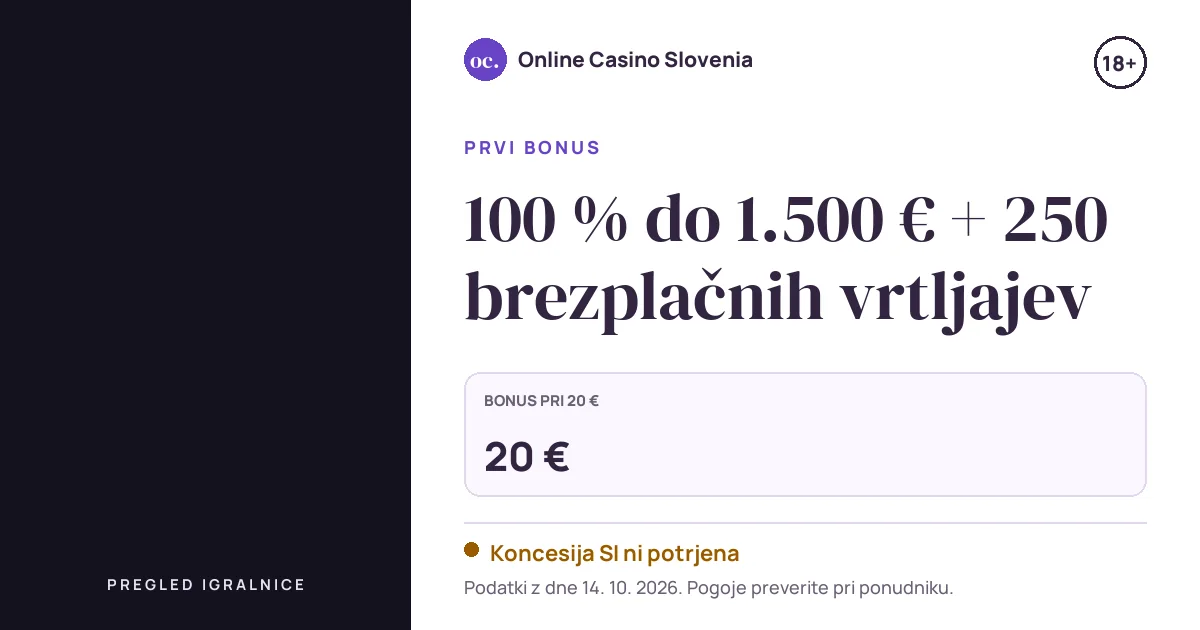 Bonus Playjonny Casino: 100 % do 1.500 € + 250 brezplačnih vrtljajev